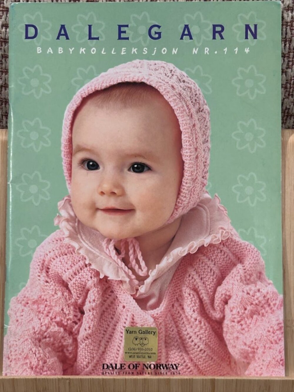 VINTAGE 2000 DALE OF NORWAY #114 BABYKOLLEKSJON BABY KNITTING PATTERN BOOK Y2K